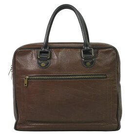 本物 ルイヴィトン LOUIS VUITTON LV ユーロン ユタ レザー ビジネスバッグ ハンドバッグ カフェ ブラウン M92532 ビトン バッグ 中古・