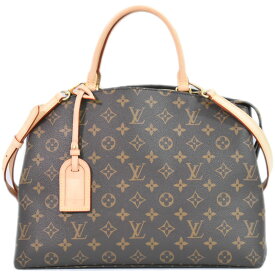 本物 ルイヴィトン LOUIS VUITTON LV グラン パレ MM モノグラム 2WAY ショルダーバッグ ハンドバッグ ブラウン M45898 Grand Plais ビトン バッグ 中古