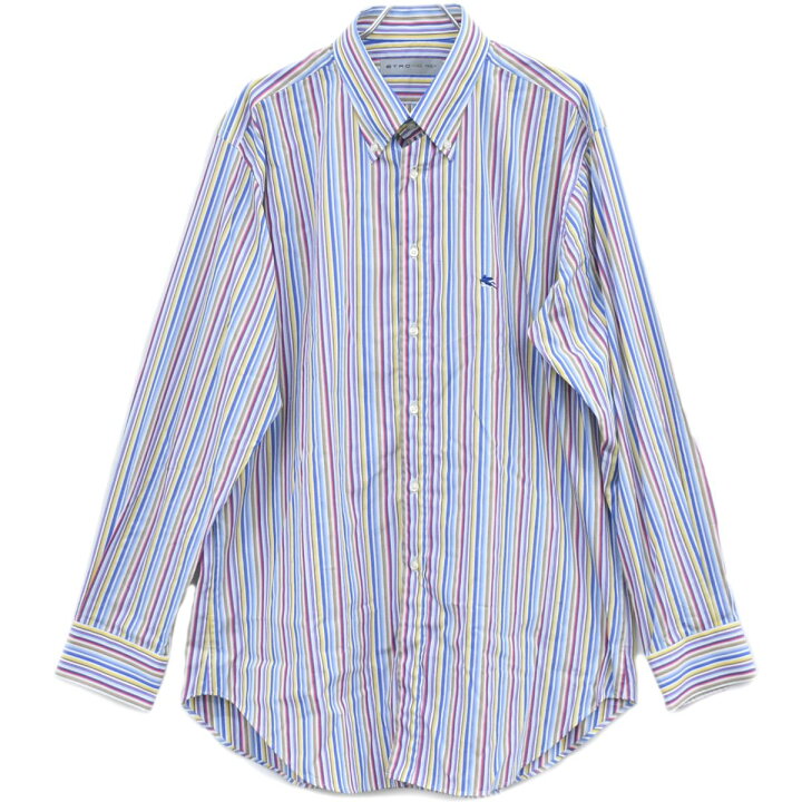 楽天市場】本物 エトロ ETRO ストライプ シャツ ワイシャツ カッター  