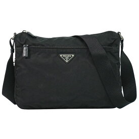 本物 プラダ PRADA ナイロン ショルダーバッグ ポシェット ブラック バッグ 中古・