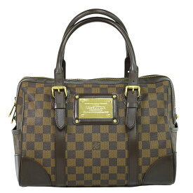 本物 ルイヴィトン LOUIS VUITTON LV バークレー ダミエ エベヌ ハンドバッグ ブラウン N52000 Berkeley ビトン バッグ 中古・