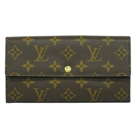 本物 ルイヴィトン LOUIS VUITTON LV 旧型 ポルトフォイユサラ モノグラム 長財布 ブラウン M61734 ビトン 財布 ウォレット 中古・