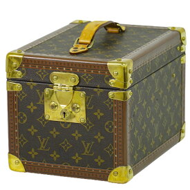 本物 ルイヴィトン LOUIS VUITTON LV ボワット フラコン モノグラム メイクボックス バニティケース ブラウン M21828 ビトン 雑貨小物 中古