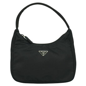 本物 プラダ PRADA ナイロン ハンドバッグ ポーチ ブラック バッグ 中古・