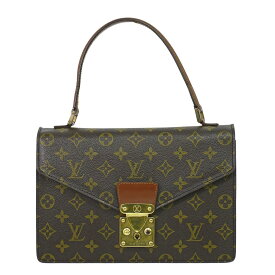 本物 ルイヴィトン LOUIS VUITTON LV コンコルド モノグラム ハンドバッグ ブラウン M51190 Concorde ビトン バッグ 中古・