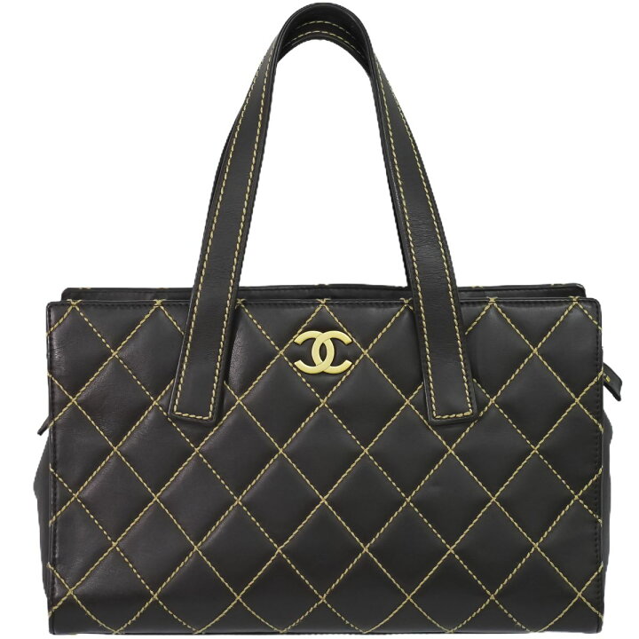 楽天市場】本物 シャネル CHANEL ココマーク ワイルドステッチ トート  