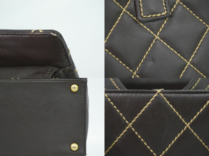 楽天市場】本物 シャネル CHANEL ココマーク ワイルドステッチ トート  