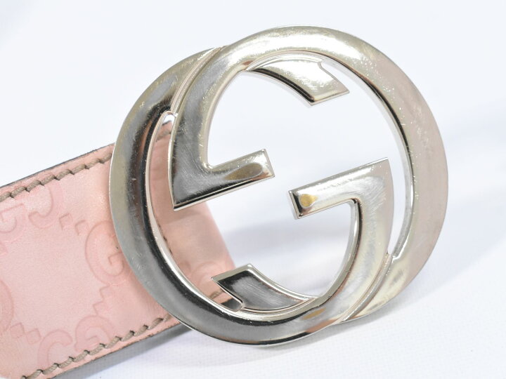 楽天市場】本物 グッチ GUCCI インターロッキングG ベルト グッチシマ  