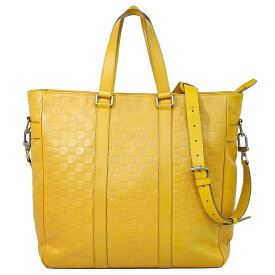 本物 ルイヴィトン LOUIS VUITTON LV ネオ タダオ ダミエ アンフィニ 2WAY ビジネスバッグ ソラール イエロー N41228 ビトン バッグ 中古・