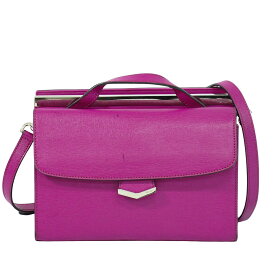 本物 フェンディ FENDI デミジュール 2WAY ショルダーバッグ ハンドバッグ ポシェット レザー ピンク 8BT245 Demi Jour バッグ 中古・