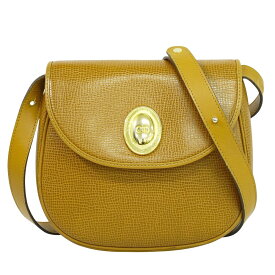 本物 クリスチャン ディオール Christian Dior レザー ショルダーバッグ ポシェット ブラウン バッグ 中古・