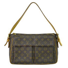 本物 ルイヴィトン LOUIS VUITTON LV ヴィバ シテ GM モノグラム ショルダーバッグ ハンドバッグ ブラウン M51163 ビトン バッグ 中古・