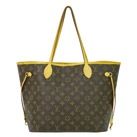 本物 ルイヴィトン LOUIS VUITTON LV 新型 ネヴァーフル MM モノグラム トートバッグ ショルダーバッグ ブラウン M40995 ビトン バッグ 中古・
