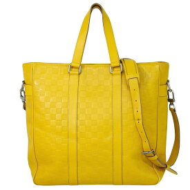 本物 ルイヴィトン LOUIS VUITTON LV ネオ タダオ ダミエ アンフィニ 2WAY ビジネスバッグ ソラール イエロー N41228 ビトン バッグ 中古・