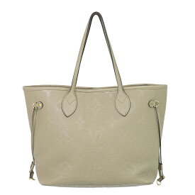 本物 ルイヴィトン LOUIS VUITTON LV ネヴァーフル MM モノグラム アンプラント レザー トートバッグ トゥルトレール M45686 ビトン バッグ 中古・