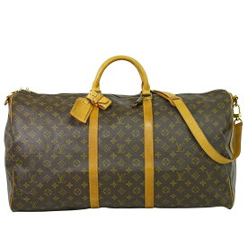 本物 ルイヴィトン LOUIS VUITTON LV キーポルバンドリエール 60 モノグラム 2WAY ボストンバッグ ブラウン M41412 ビトン バッグ 中古・