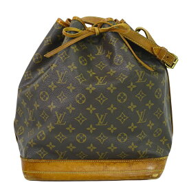 本物 ルイヴィトン LOUIS VUITTON LV ノエ モノグラム ショルダーバッグ ブラウン M42224 Noe ビトン バッグ 中古・