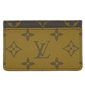 本物 ルイヴィトン LOUIS VUITTON LV ポルト カルト サーンプル モノグラム リバース カードケース 名刺入れ ブラウン M69161 ビトン 雑貨小物 中古・