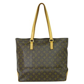 本物 ルイヴィトン LOUIS VUITTON LV カバメゾ モノグラム ショルダーバッグ トートバッグ ブラウン M51151 ビトン バッグ 中古・