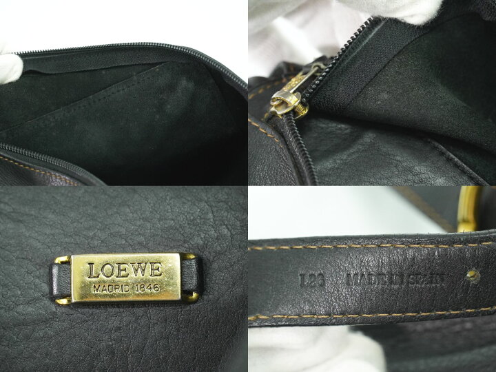 楽天市場】本物 ロエベ LOEWE アントン リュックサック バックパック 