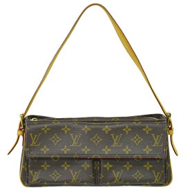 本物 ルイヴィトン LOUIS VUITTON LV ヴィバ シテ MM モノグラム ショルダーバッグ ハンドバッグ ブラウン M51164 ビトン バッグ 中古・