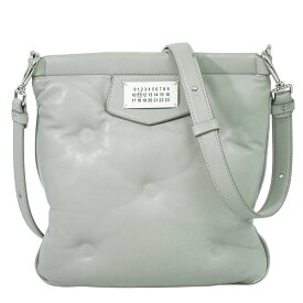 本物 メゾンマルジェラ Maison Margiela グラムスラム ショルダーバッグ ポシェット レザー グレー バッグ 中古・