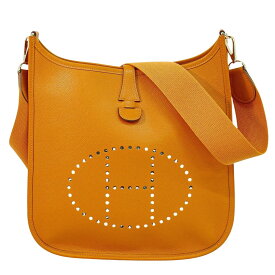 本物 エルメス HERMES エヴリン 2 PM ヴォーエプソン レザー ショルダーバッグ □J刻 2006年 ポティロン Evelyne バッグ 中古・
