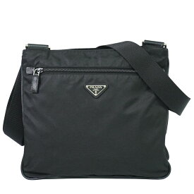 本物 プラダ PRADA テスート ショルダーバッグ ポシェット ナイロン ブラック VA0563 Tessuto バッグ 中古・
