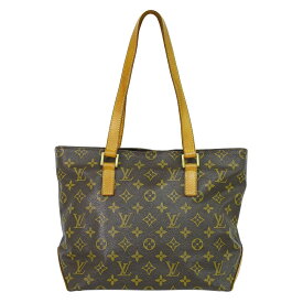 本物 ルイヴィトン LOUIS VUITTON LV カバピアノ モノグラム トートバッグ ショルダーバッグ ブラウン M51148 ビトン バッグ 中古・