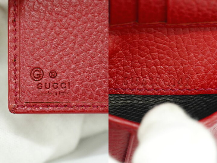 楽天市場】本物 グッチ GUCCI インターロッキングG 二つ折り 折財布  