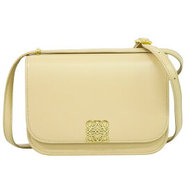 本物 ロエベ LOEWE ゴヤ スモール ショルダーバッグ ポシェット レザー ベージュ Goya バッグ 中古・