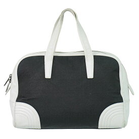 本物 ロエベ LOEWE リピート アナグラム ハンドバッグ レザー ブラック Anagram バッグ 中古・