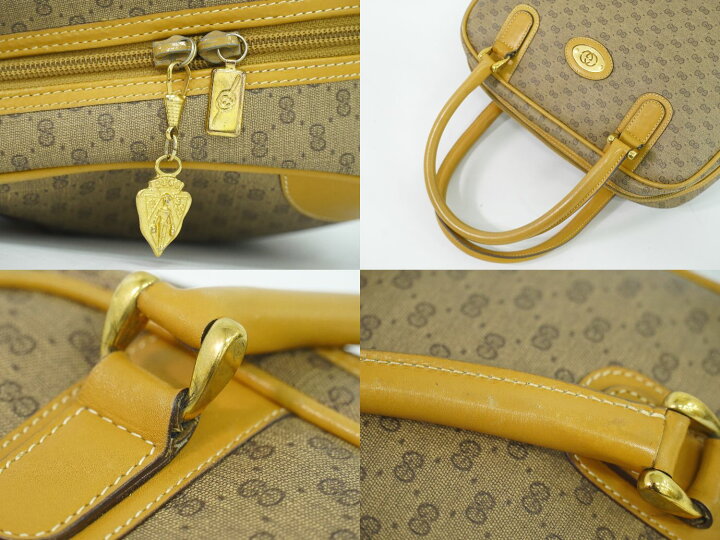 楽天市場】本物 グッチ GUCCI マイクロGG ミニボストンバッグ  