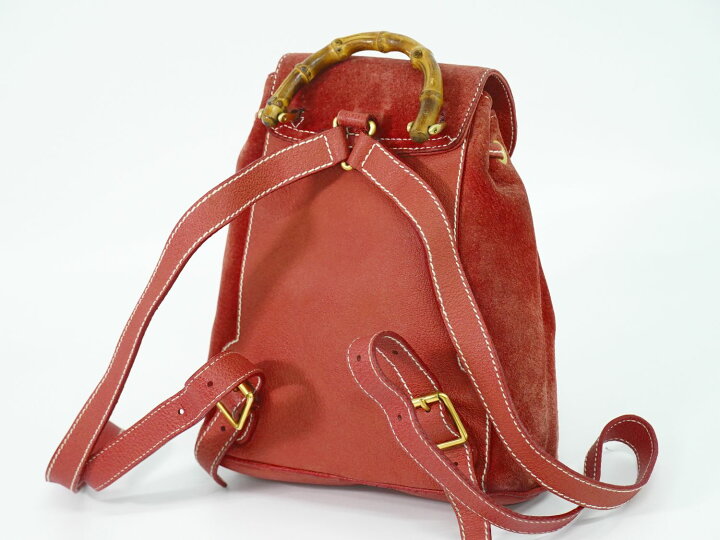 楽天市場】本物 グッチ GUCCI バンブー リュックサック バックパック 