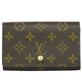 本物 ルイヴィトン LOUIS VUITTON LV ポルトモネ ビエ トレゾール モノグラム 折財布 ブラウン M61730 ビトン 財布 ウォレット 中古・