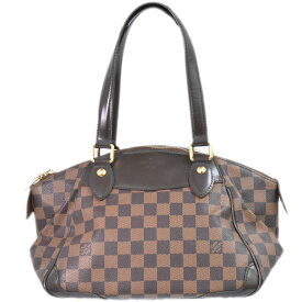 本物 ルイヴィトン LOUIS VUITTON LV ヴェローナ PM ダミエ エベヌ トートバッグ ハンドバッグ ブラウン N41117 Verona ビトン バッグ 中古