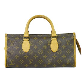 本物 ルイヴィトン LOUIS VUITTON LV ポパンクール モノグラム ハンドバッグ ブラウン M40009 Popincourt ビトン バッグ 中古・
