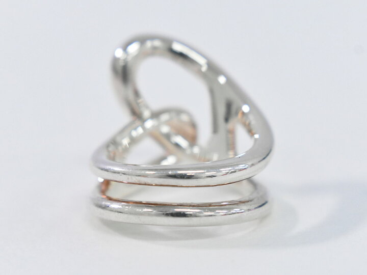 楽天市場】本物 エルメス HERMES シェーヌダンクル パンク リング 指輪  