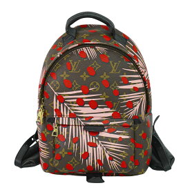 本物 ルイヴィトン LOUIS VUITTON LV パームスプリングス PM ジャングルドット モノグラム リュックサック バックパック ブラウン M41981 ビトン バッグ 中古・