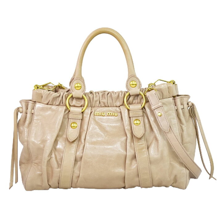 楽天市場】本物 ミュウミュウ MIU MIU 2WAY ショルダーバッグ  