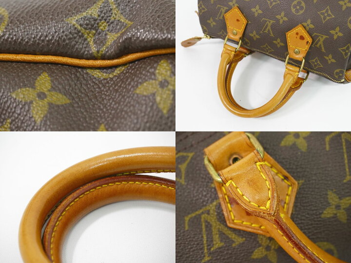 楽天市場】本物 ルイヴィトン LOUIS VUITTON LV 旧型 スピーディ 25  