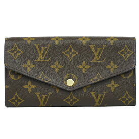 本物 ルイヴィトン LOUIS VUITTON LV ポルトフォイユサラ モノグラム 長財布 ロングウォレット ブラウン M62235 ビトン 財布 ウォレット 中古・