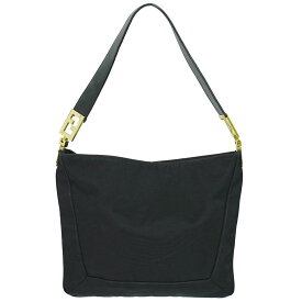 本物 フェンディ FENDI ナイロン ショルダーバッグ ブラック バッグ 中古・