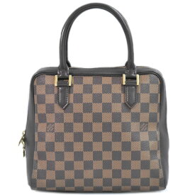 本物 ルイヴィトン LOUIS VUITTON LV ブレラ ダミエ エベヌ ハンドバッグ トートバッグ ブラウン N51150 Brera ビトン バッグ 中古