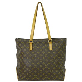 本物 ルイヴィトン LOUIS VUITTON LV カバメゾ モノグラム ショルダーバッグ トートバッグ ブラウン M51151 ビトン バッグ 中古・