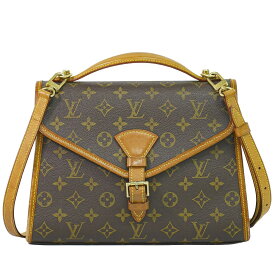 本物 ルイヴィトン LOUIS VUITTON LV ベルエア モノグラム 2WAY ショルダーバッグ ハンドバッグ ポシェット ブラウン M51122 ビトン バッグ 中古・