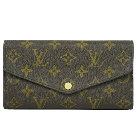 本物 ルイヴィトン LOUIS VUITTON LV ポルトフォイユサラ モノグラム 長財布 ブラウン M60531 ビトン 財布 ウォレット 中古・