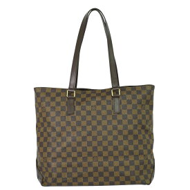 本物 ルイヴィトン LOUIS VUITTON LV カバメゾ スペシャルオーダー ダミエ エベヌ ショルダーバッグ トートバッグ ブラウン N51152 ビトン バッグ 中古・