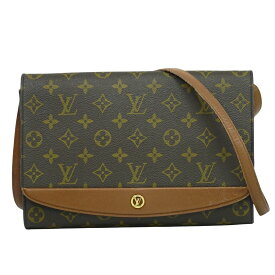 本物 ルイヴィトン LOUIS VUITTON LV ボルドー モノグラム 2WAY ショルダーバッグ クラッチバッグ ブラウン M51797 ビトン バッグ 中古・