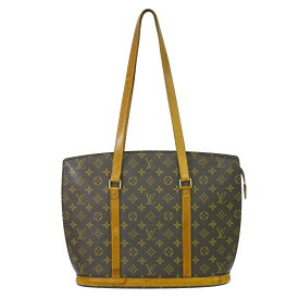 本物 ルイヴィトン LOUIS VUITTON LV バビロン モノグラム ショルダーバッグ トートバッグ ブラウン M51102 Babylone ビトン バッグ 中古・